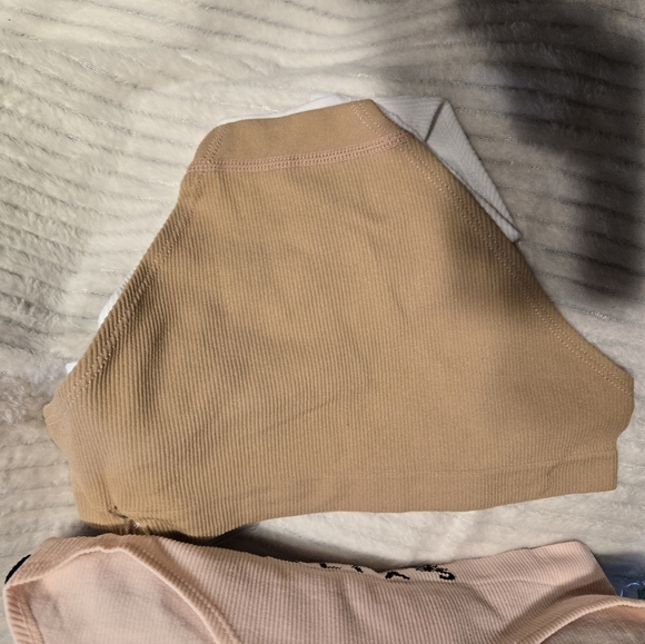 dELiA*s Kids Ribbed Bottoms - White, Black, Pink, Tan - Picture 4 of 4